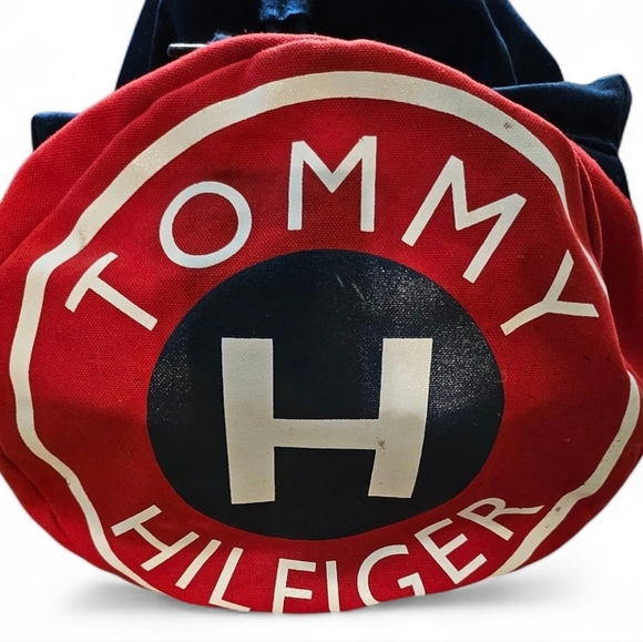Vintage \'90\'s Tommy Hilfiger Blue Rucksack Bag/Backpack main image 7